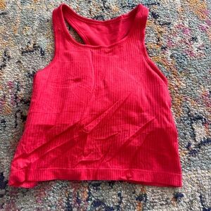 lululemon athletica Vibrant Red Tank Top